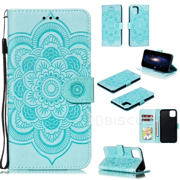 Flower pattern Flip Case For iPhone 11 Pro Max