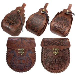 Medieval Viking Mini Bag Coins Retro Bag Pouch Men Women