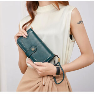 High Quality Women Wallet RFID Anti-theft Leather Wallets For Woman