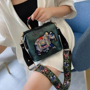 Designer Luxury Handbags Crossbody Bags Elephant Embroidered Bags