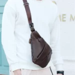 JOYIR High Quality Genuine Leather Men Messenger Bag Casual Crossbody Bag